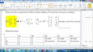 Revised simplex exercise