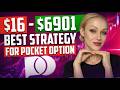 BEST STRATEGY FOR POCKET OPTION | MACD indicator $16 to $6901
