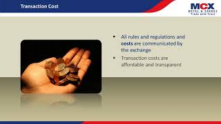 MCX Webinar on Advantages of Exchange Traded Instruments