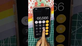 iphone Calculator magic trick🪄 #reaction of @Tonniartandcraft #viral #shorts #iphone #magic screenshot 5