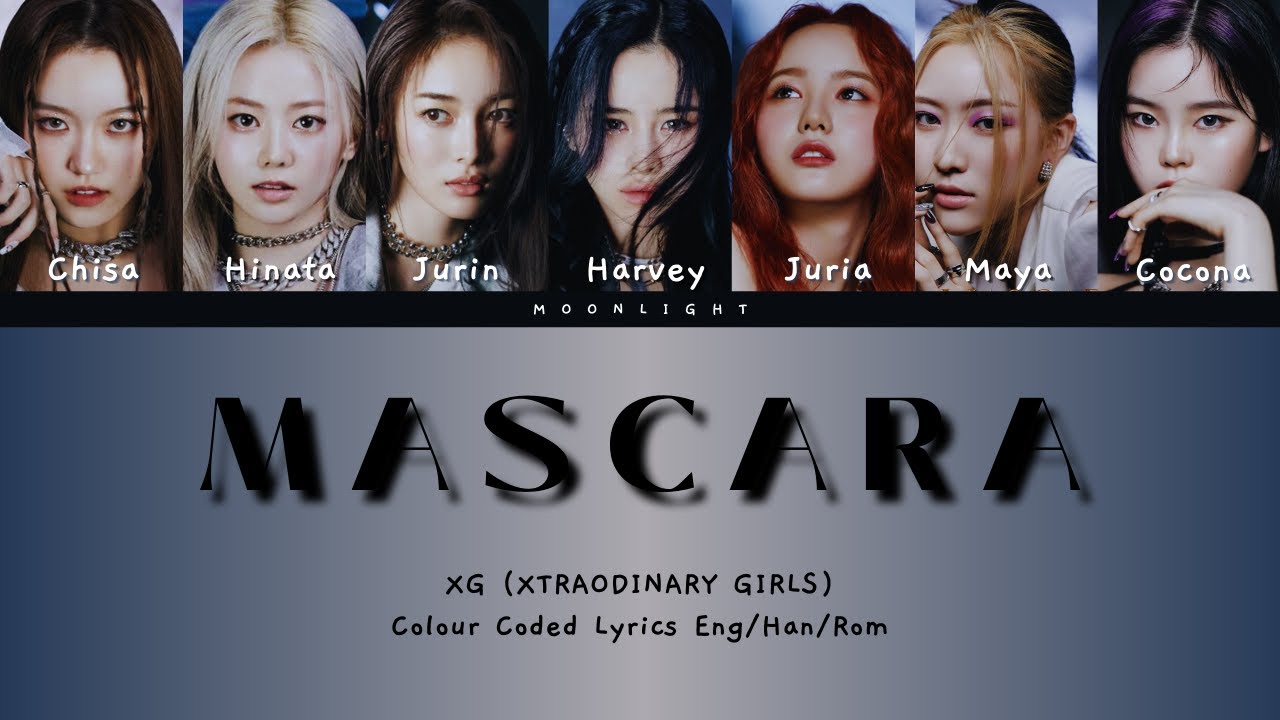 XG MASCARA ( Colour Coded Lyrics ) YouTube