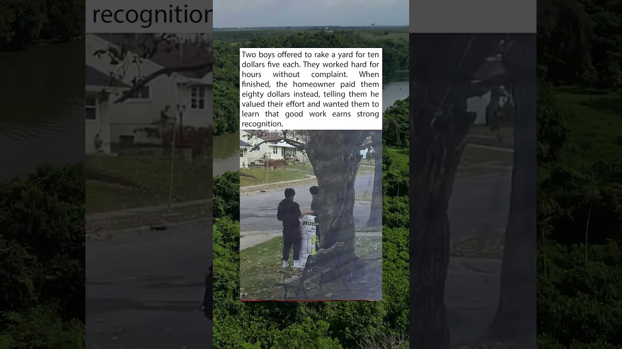 Rewarded for Hard Work