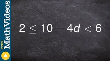 How to solve a compound inquality without separating
