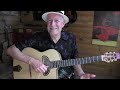 daddystovepipe plays and talks about his &quot;Big Sound&quot; Gypsy Jazz Guitar