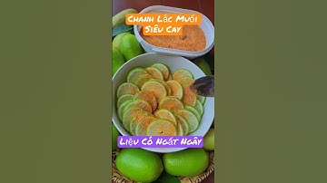 Chanh Lắc Muối Siêu Cay #shorts