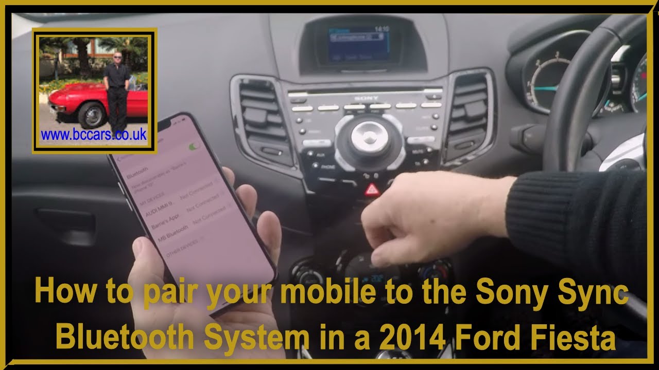 How to pair your mobile to the Sony Sync Bluetooth System in a 2014