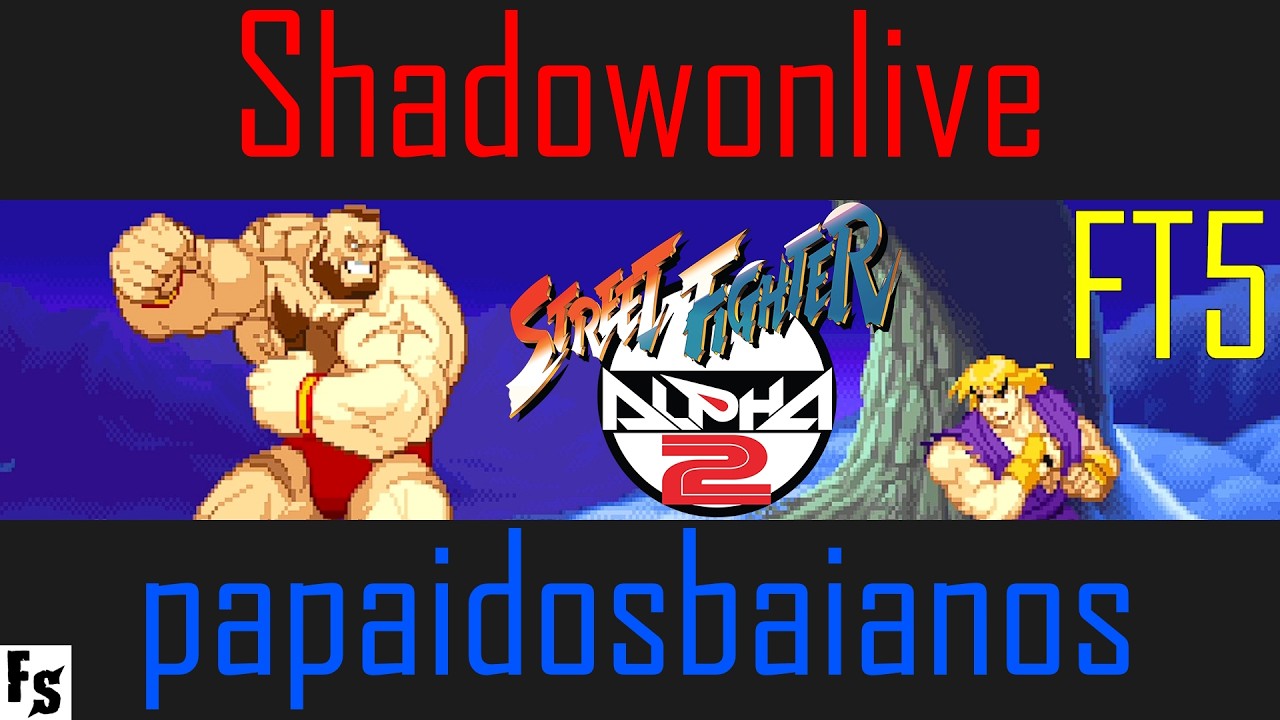 Street Fighter Alpha 2 - Shadowonlive [Zangief] vs papaidosbaianos