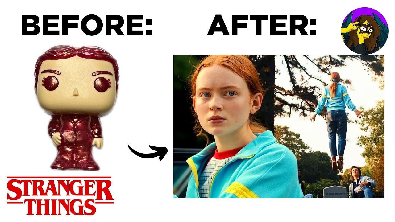 How to Make Max from levitating scene in Stranger Things I Kate Bush song| Kinder Joy Funko Pop DIY