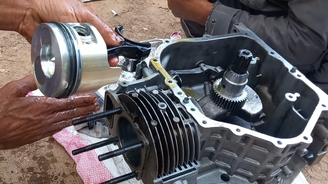 تجميع اجزاء عزاقة صيني 12 حصان عمره كامله