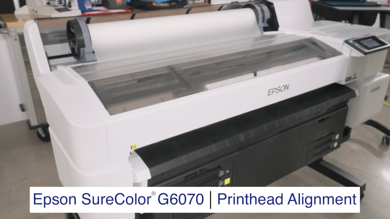 SureColor G6070 | How to perform a print head alignment