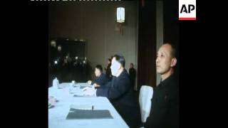 SYND 22 1 70 AMERICAN AND COMMUNIST CHINESE DIPLOMATS HOLD A MEETING IN WARSAW