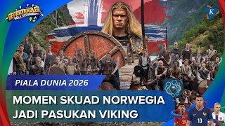 Aksi Haaland dan Skuad Norwegia Jadi Pasukan Viking Jelang Piala Dunia 2026