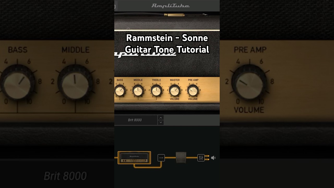 Guitar Tone Tutorial: Rammstein - Sonne 🎸 