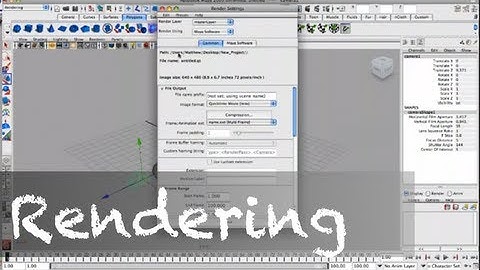 Autodesk Maya Tutorial - How to Quickly Render