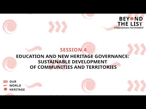 EDUCATION AND NEW GOVERNANCE OF HERITAGE: SUSTAINABLE DEVELOPMENT OF COMMUNITIES AND TERRITORIES