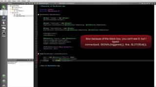 QT Tutorial - Menus
