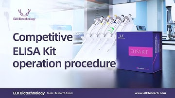 Competitive ELISA Kit Operation procedure