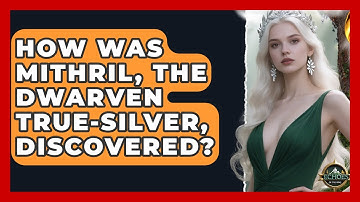 How Was Mithril, The Dwarven True-silver, Discovered? - Echoes Of The Ring