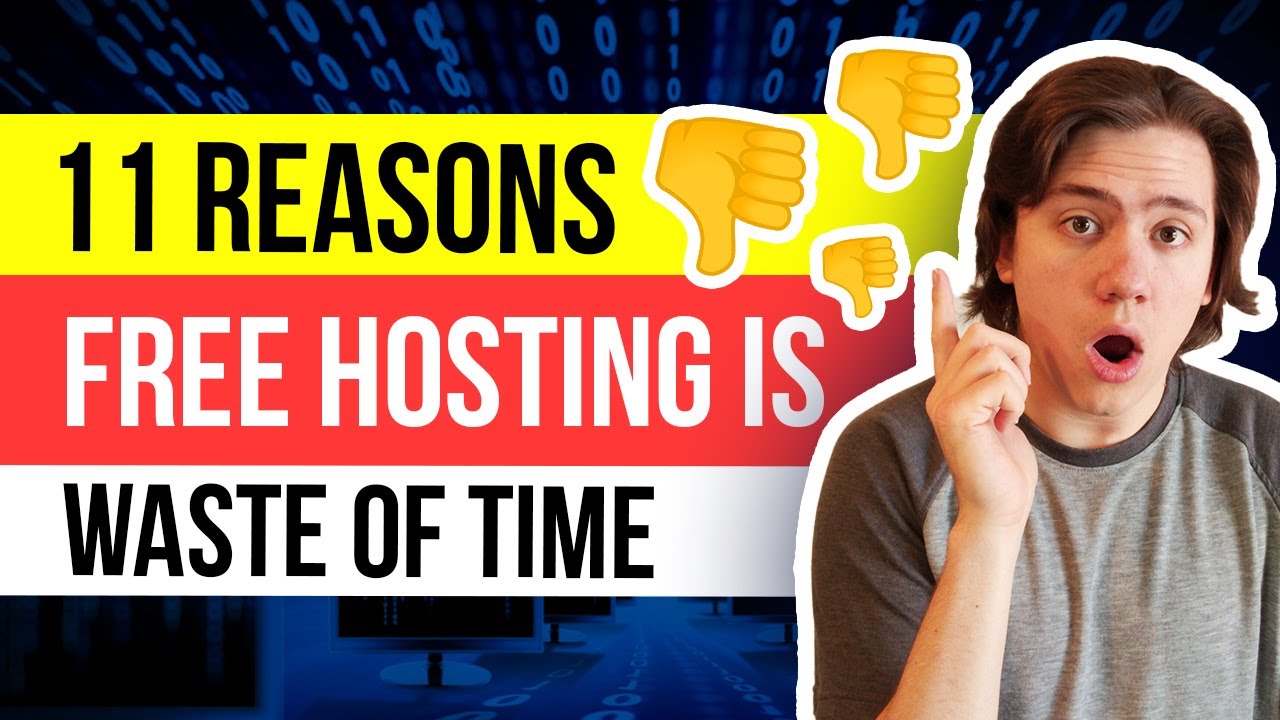 web hosting ที่ไหนดี  2022  👉 11 Reasons Free Hosting is Waste Of Time (also free domain \u0026 websites)😲