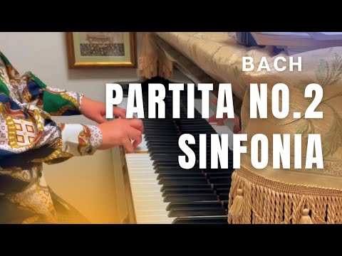 バッハ】パルティータ第2番 シンフォニア BWV826 ハ短調 Bach