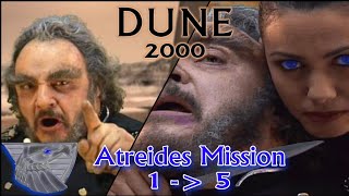 Dune 2000 - House Atreides Campaign - Walkthrough Mission 1 - 5 (Hard)