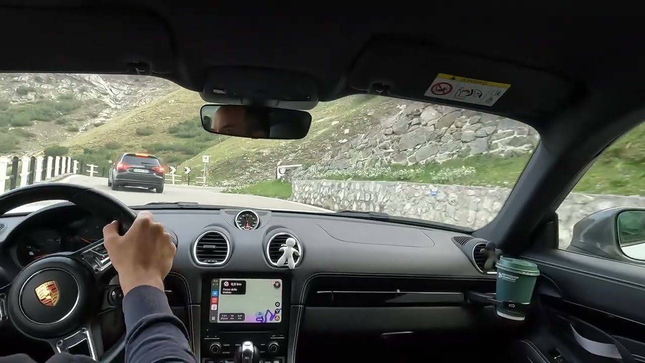 Onboard: Porsche 718 Cayman T | Bormio → Stelvio