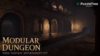 Modular Dungeon Environment | Showcase | Unreal Engine | Game-Ready