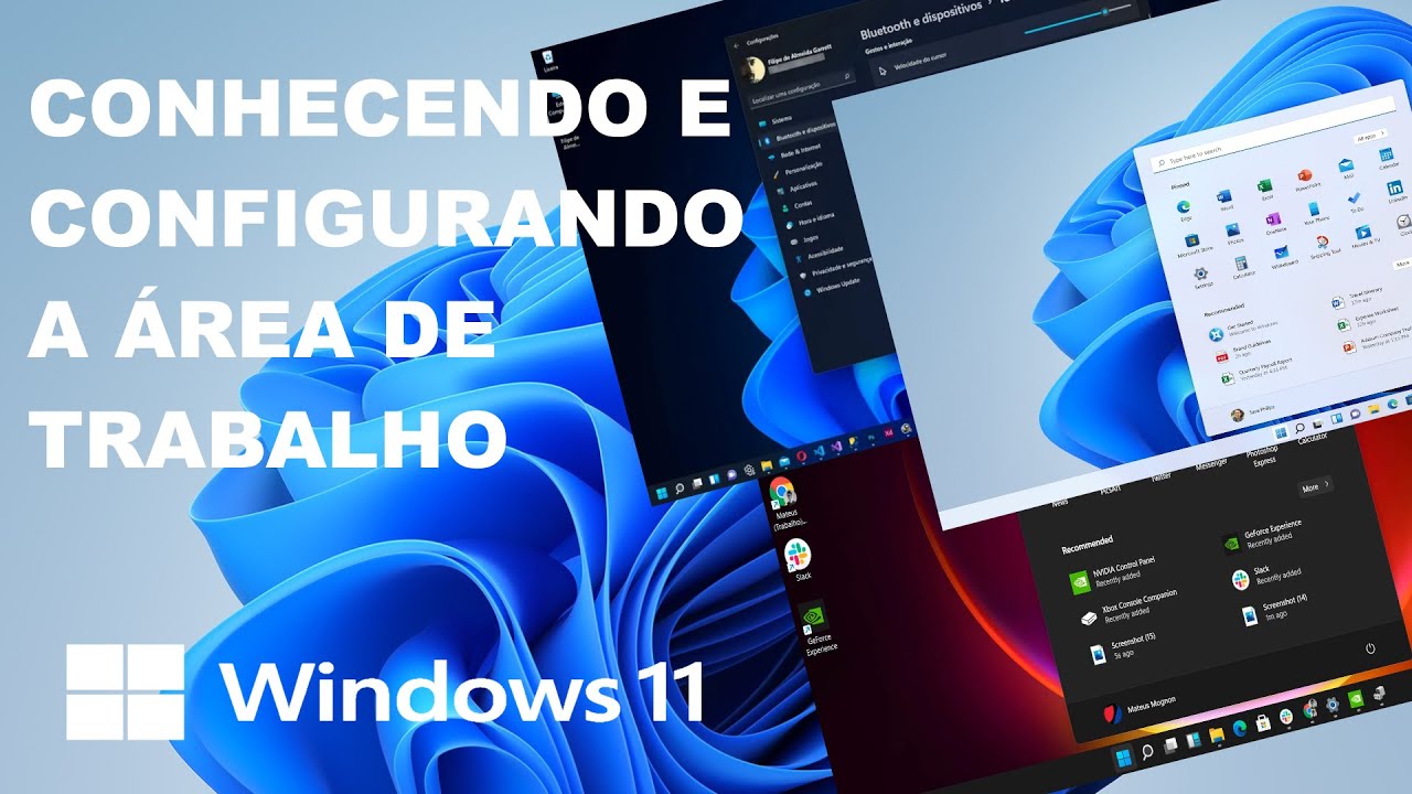 Como Configurar a Área de Trabalho do Windows 11 - YouTube