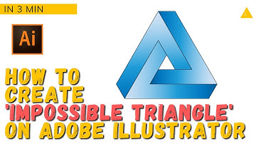 How to Create IMPOSSIBLE TRIANGLE on Adobe Illustrator || 3 Min || Artistic AB
