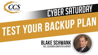 Tested Your Data Backup Plan Recently?