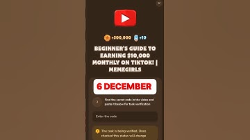 BEGINNER’S GUIDE TO EARNING $10,000 MONTHLY ON TIKTOK! | MEMEGIRLS #memefi #code