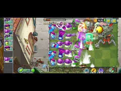 Plants vs Zombies 2 Modern Day Boss Battle gameplay - YouTube