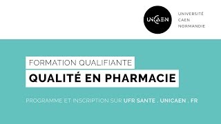 Qualité en pharmacie, une formation qualifiante à distance
