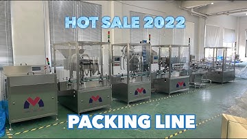 LOM counting line How to use full automatic gummy pill capsule counting machine