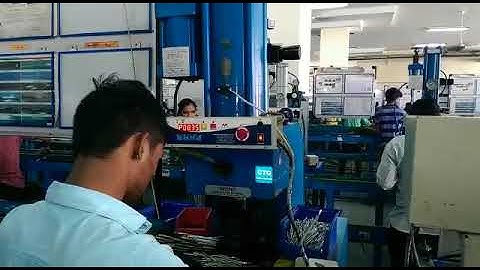 Automotive cable crimping using a Mercury Hydro Pneumatic Press