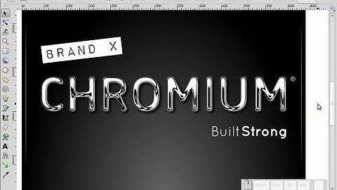 heathenX Inkscape Tutorials: episode 105 - Chrome effect