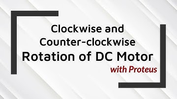 Clockwise and Counter-clockwise rotation of DC Motor with Proteus || Arduino Bangla Tutorials
