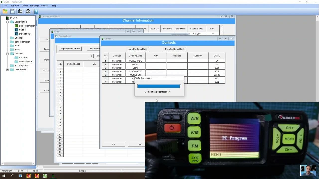 D300DMR RADIO NEW PROGRAMMING SOFTWARE YouTube