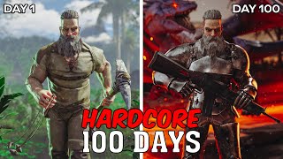 I Spent 100 Days in ARK The Island Hardcore... Here's What Happened