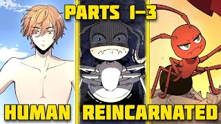 He Was Reincarnated as an Ant With Leveling System | Manhwa Recap (Parts 1  3)