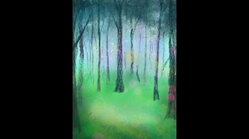 Forest Drawing Time-Lapse//Procreate