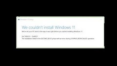 Fix 0xC1900101 – 0x40021 Windows 11 Upgrade error
