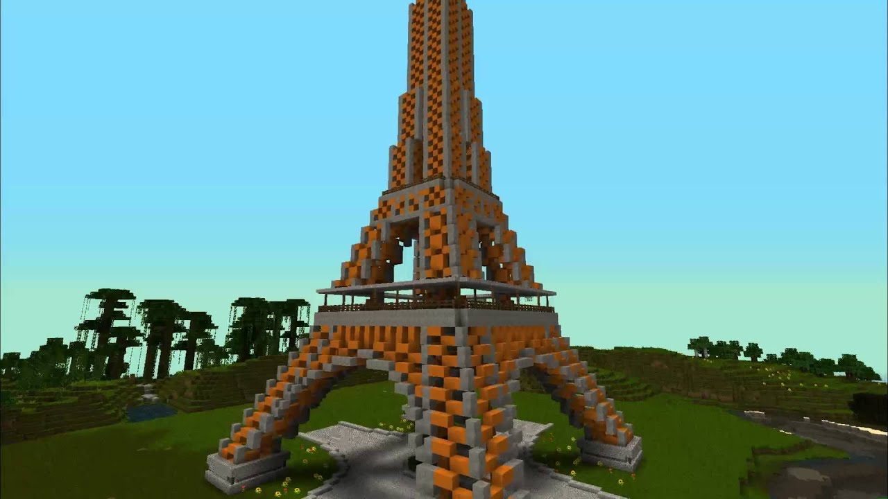 Minecraft Eiffelturm - YouTube