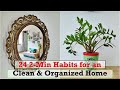 24 2min habits for a clean home  compilation