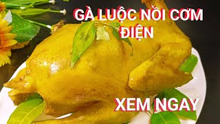 rất ngon, gà luộc bằng nồi cơm điện, NGỌC NGUYỄN