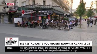 Ile-de-France : Les restaurants pourraient rouvrir avant le 22 juin