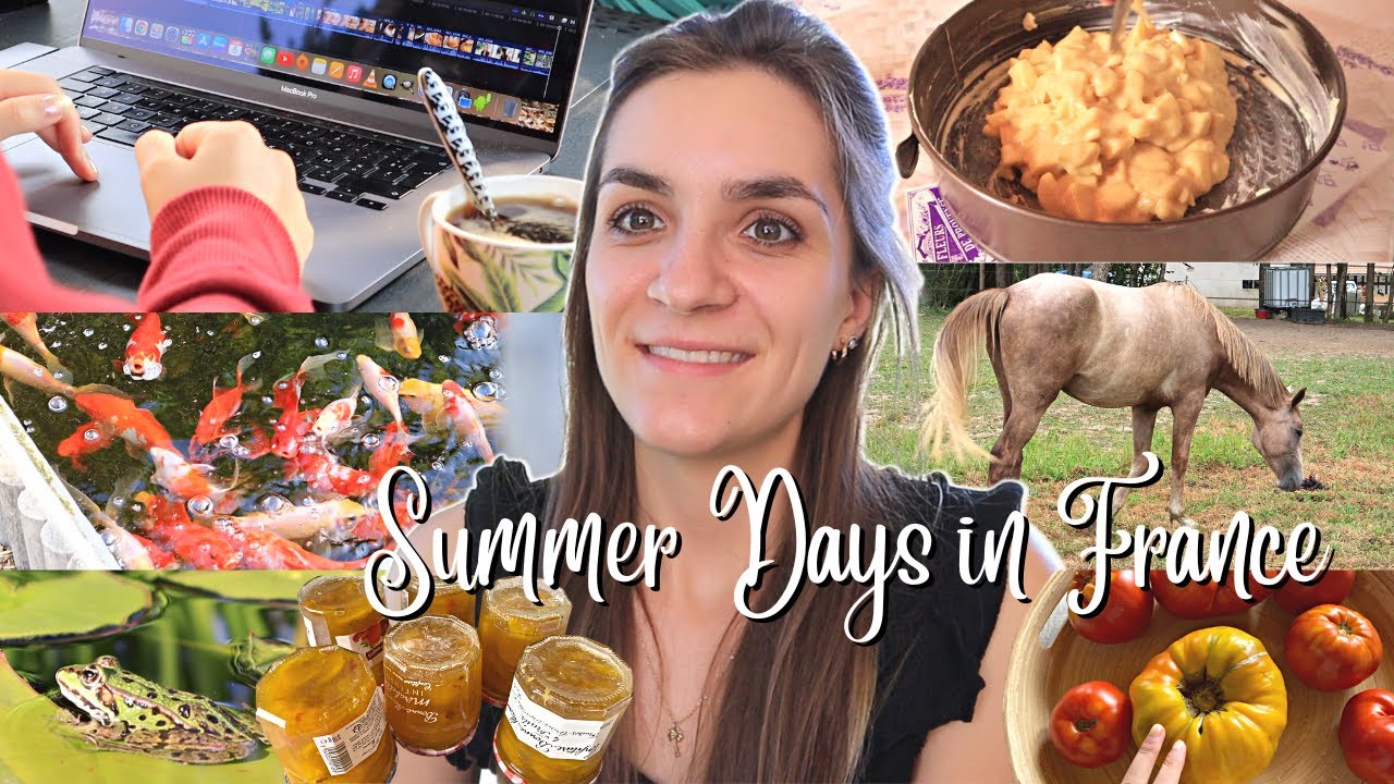 Ready go to ... https://youtu.be/FGy0wlPYW-U [ French Countryside Life during Summer | cooking home-made Jam & Dessert, Baseball practice & more]