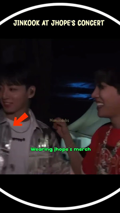 😍they way jk excitedly showed jin's t-shirt to #jinkook #kookjin  #hope_on_the_stage_tour
