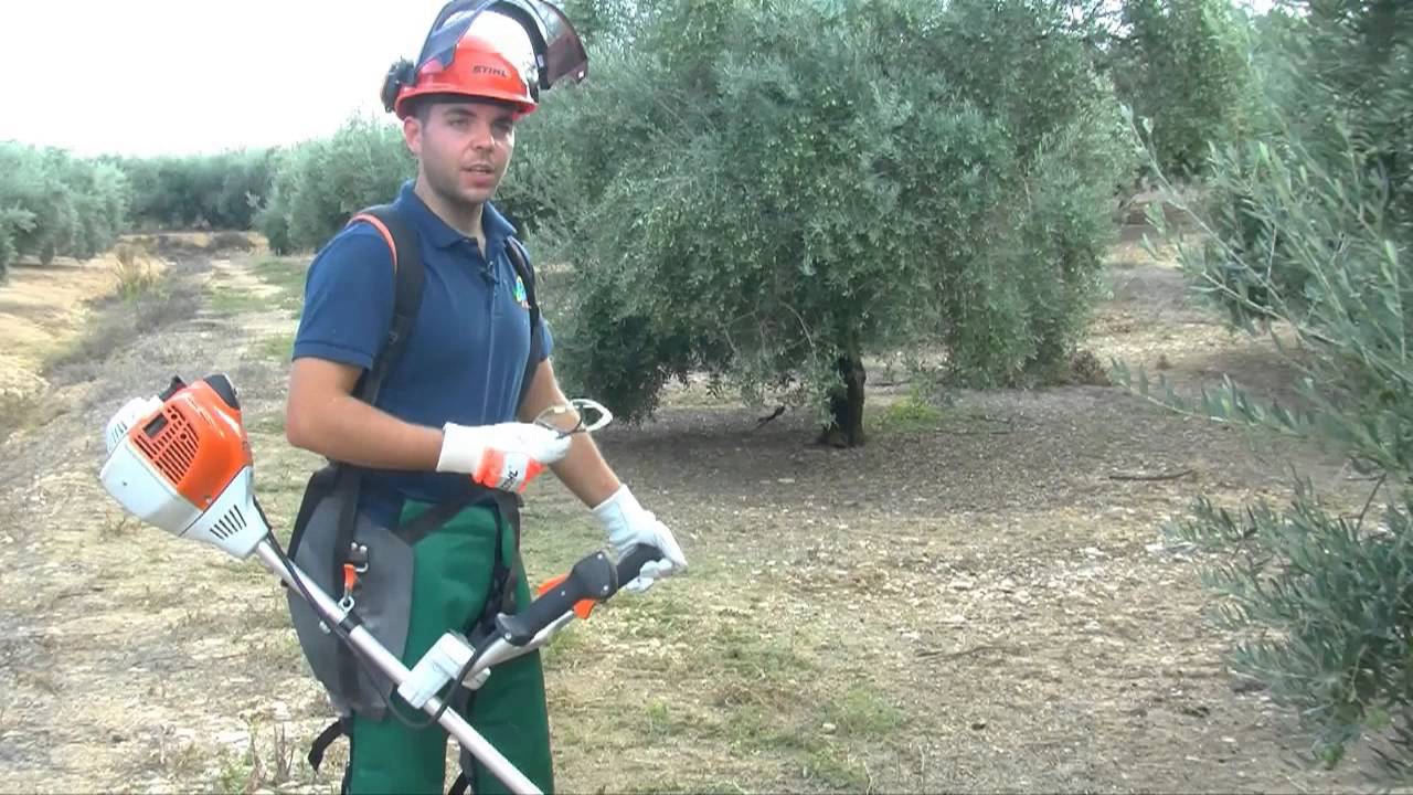 Tierra Fértil. Sector Primario.Uso y mantenimiento de una Desbrozadora