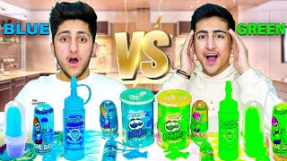 Blue Vs Green Food Challenge | Eating Only One Color Food